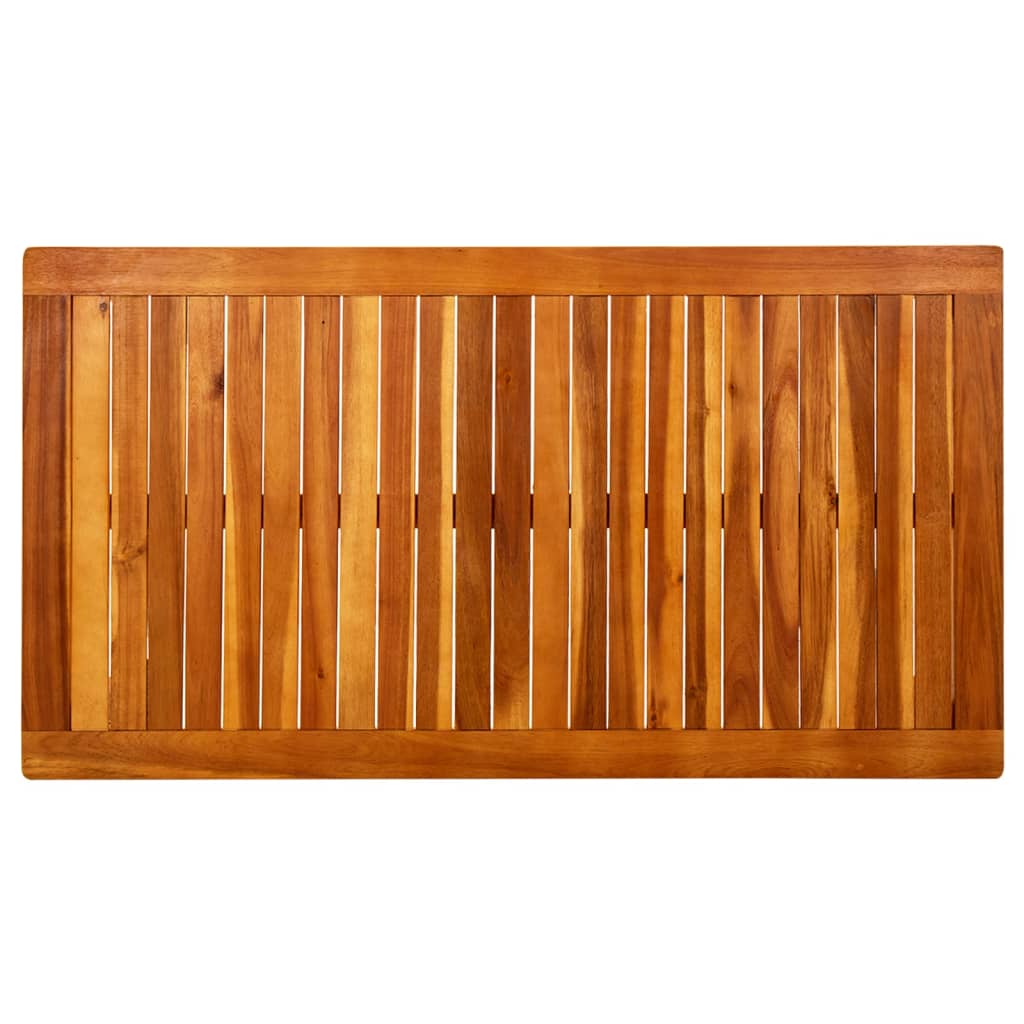 Couchtisch Helles Akazienholz 45 x 45 x 36 cm Massivholz Akazie