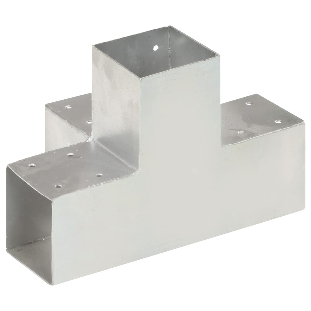Pfostenverbinder L-Form Verzinktes Metall 71 x 71 mm