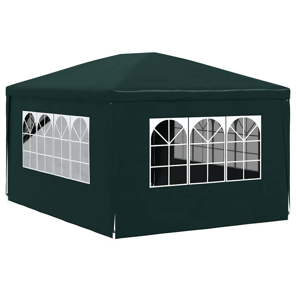 Party-Zelt 400 x 300 x 255 cm Rot PE und Stahl