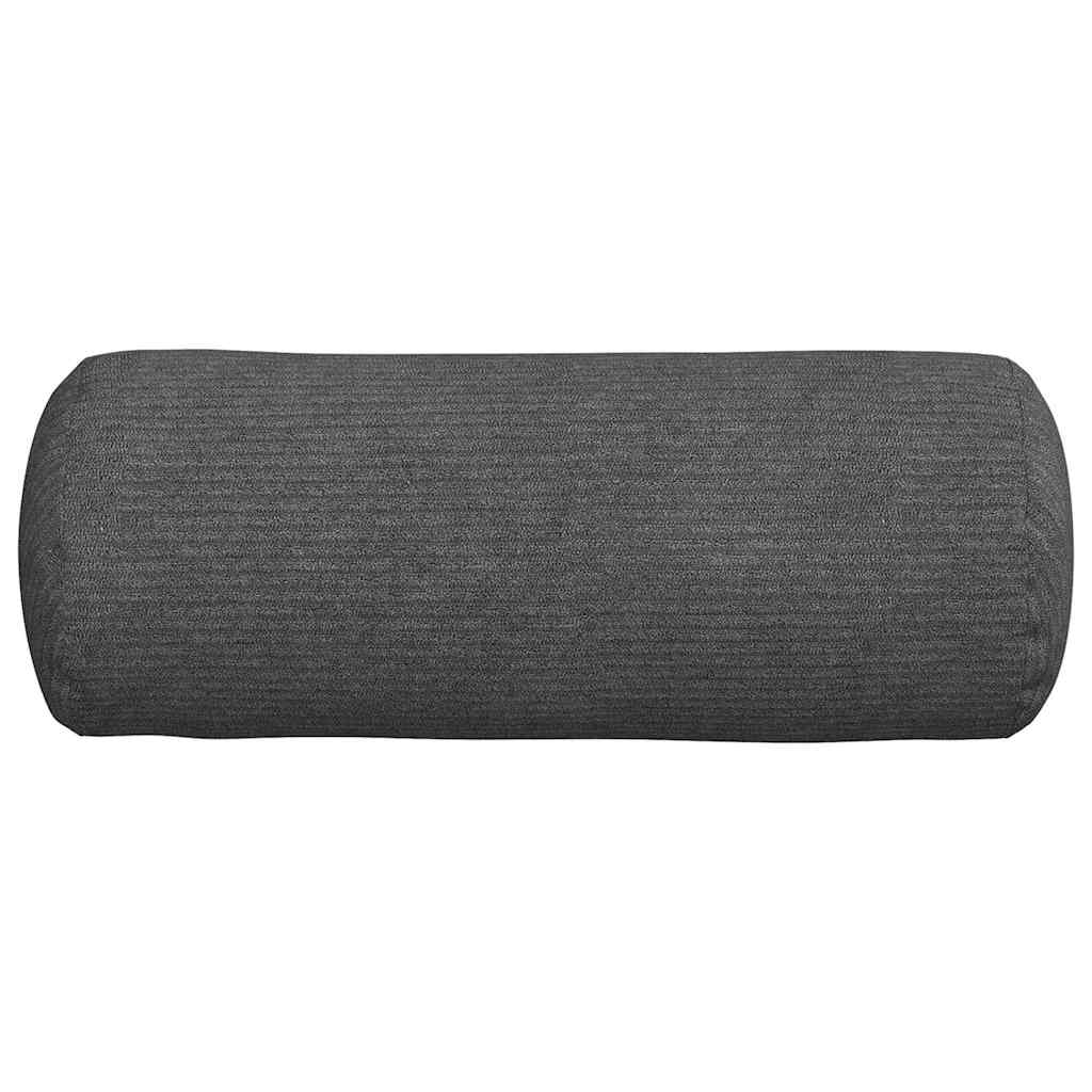 Bolsterkissen 2 pcs Hellgrau Ø 15 x 40 cm Cordstoff