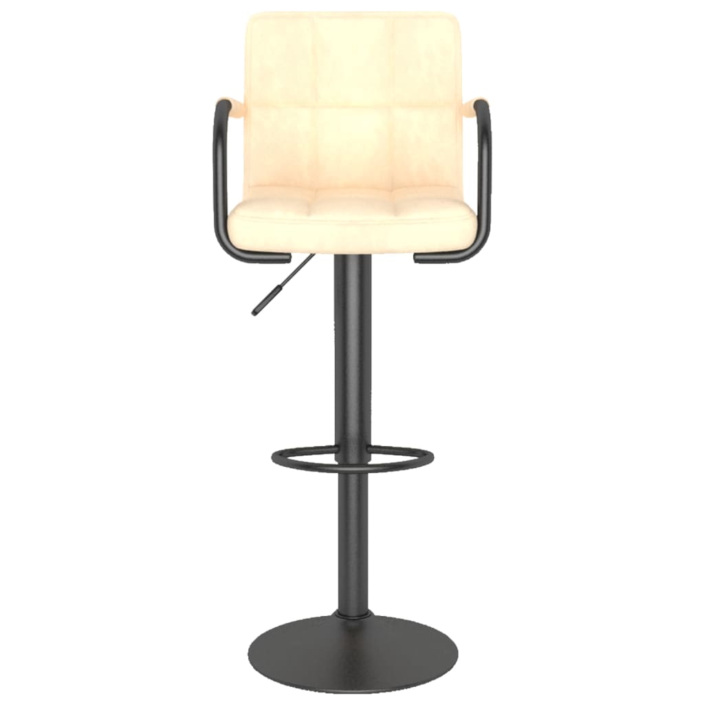 Barhocker 2 Stk. Blau Samt
