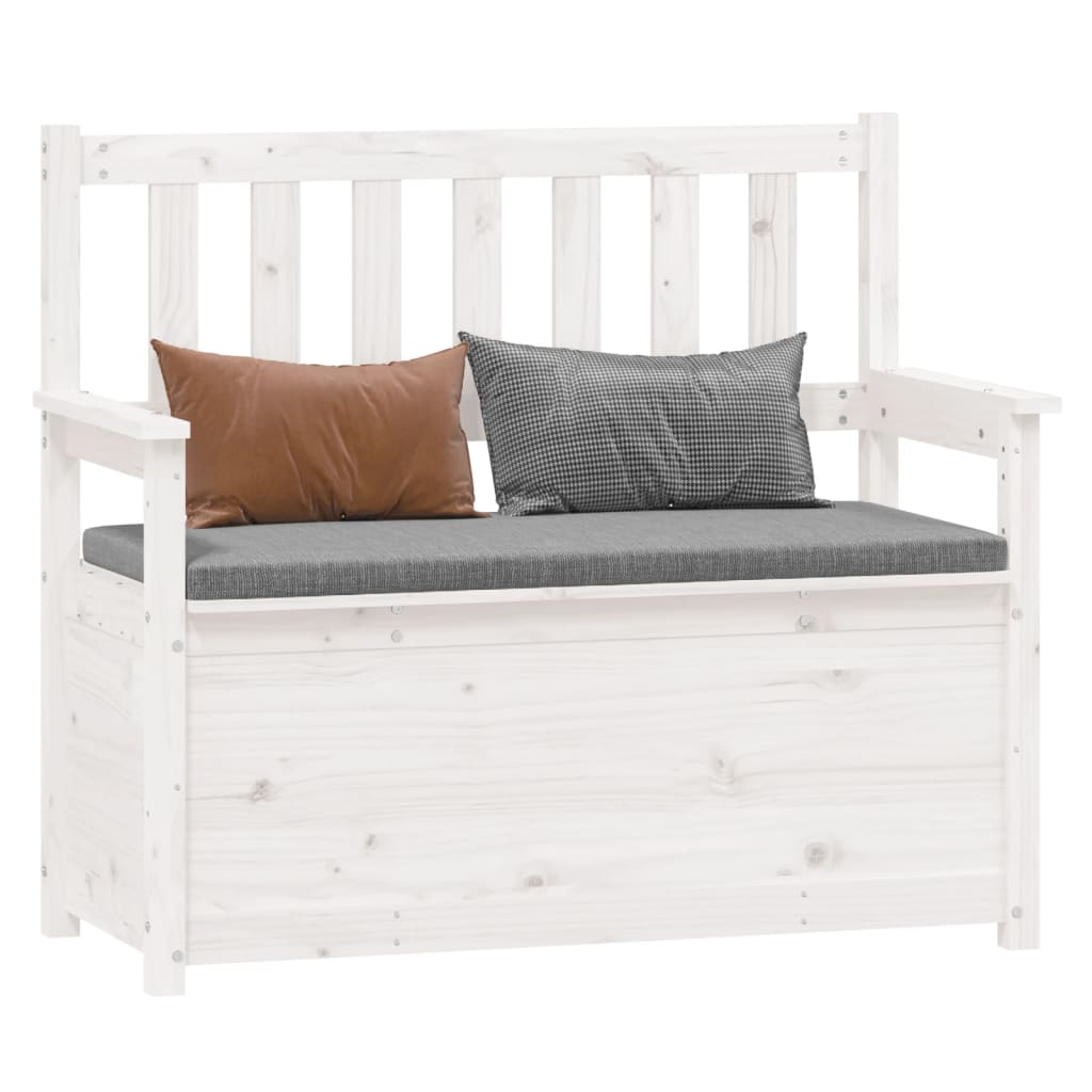 Sitzbank 112,5x51,5x96,5 cm Massivholz Kiefer