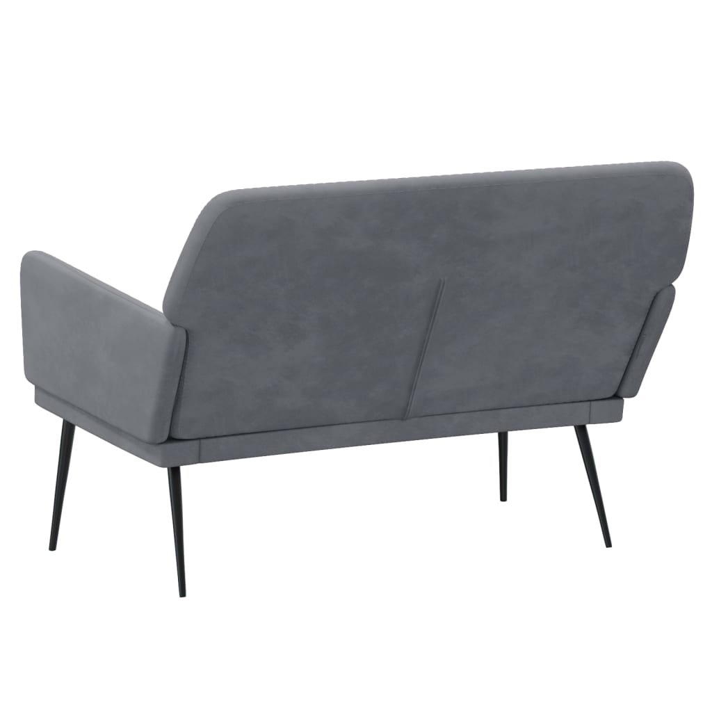 Sitzbank Dunkelgrün 108x79x79 cm Samt