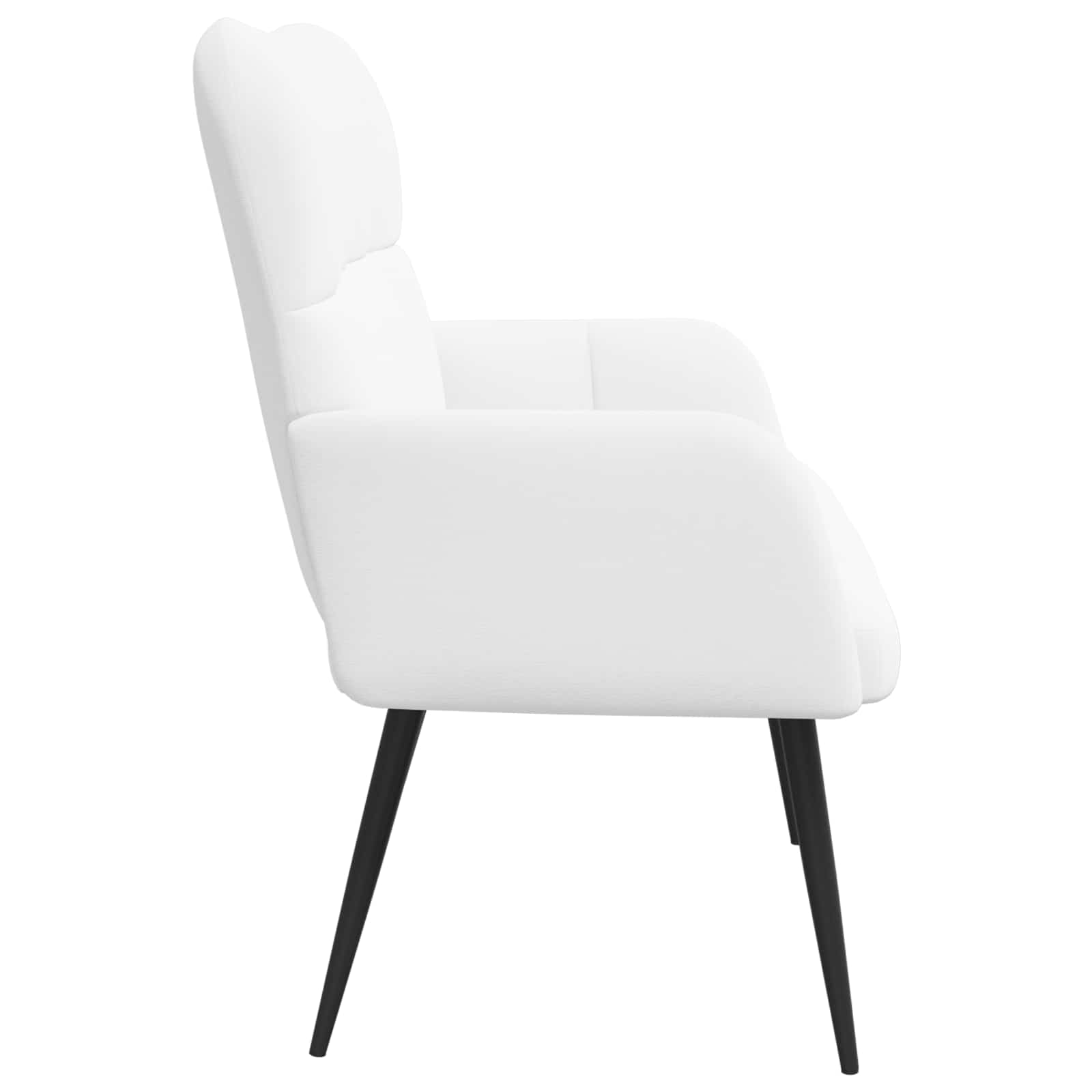 2-Sitzer Sofa Hellgrau 115 x 61 x 87 cm Stoff