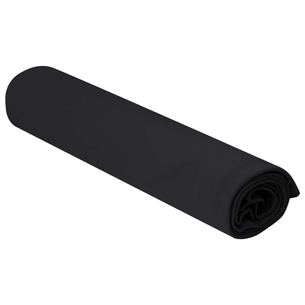 Sporthandtücher 2 pcs Schwarz 50 x 30 cm Polyester und Polyamid