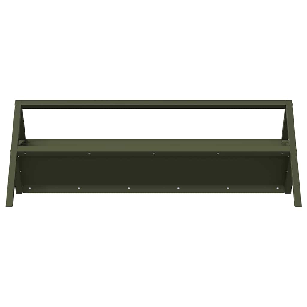 Futtertröge für Nutztiere Schwarz 111 x 76 x 38 cm