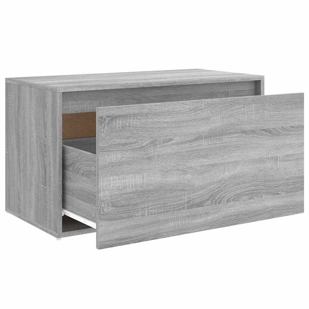 Flurbank 80x40x45 cm Weiß Holzwerkstoff