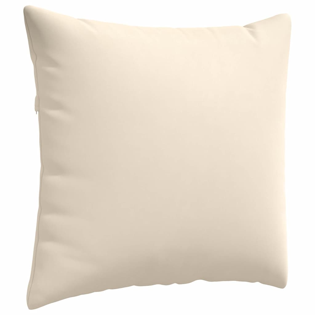 Sofakissen 2 Stück Taupe 50 x 30 cm Stoff