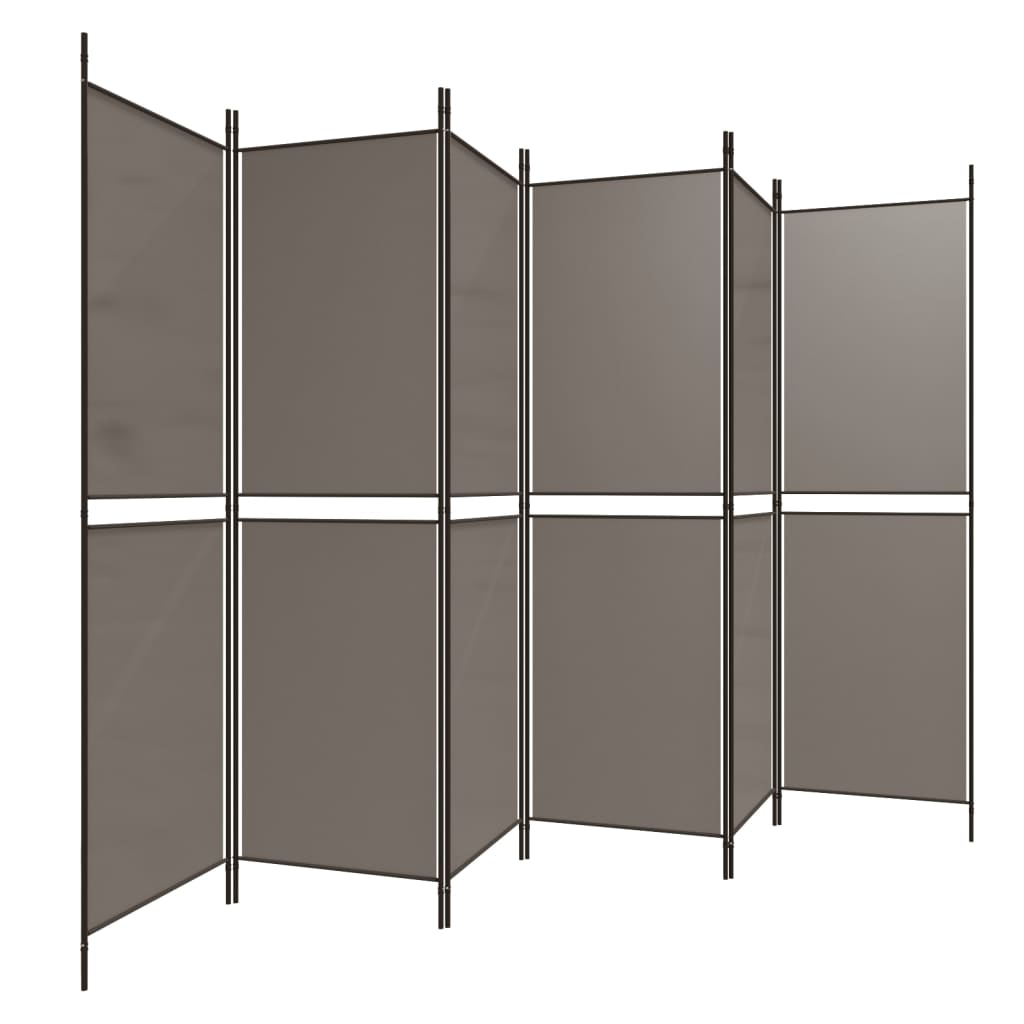3-teiliger Raumteiler Beige 150 x 180 cm Stoff