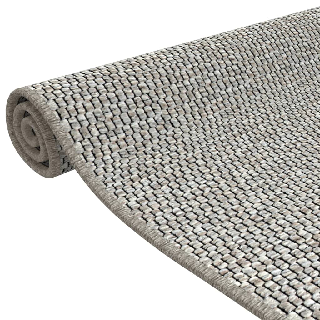 Teppichläufer Sisal-Optik Platina 50x100 cm