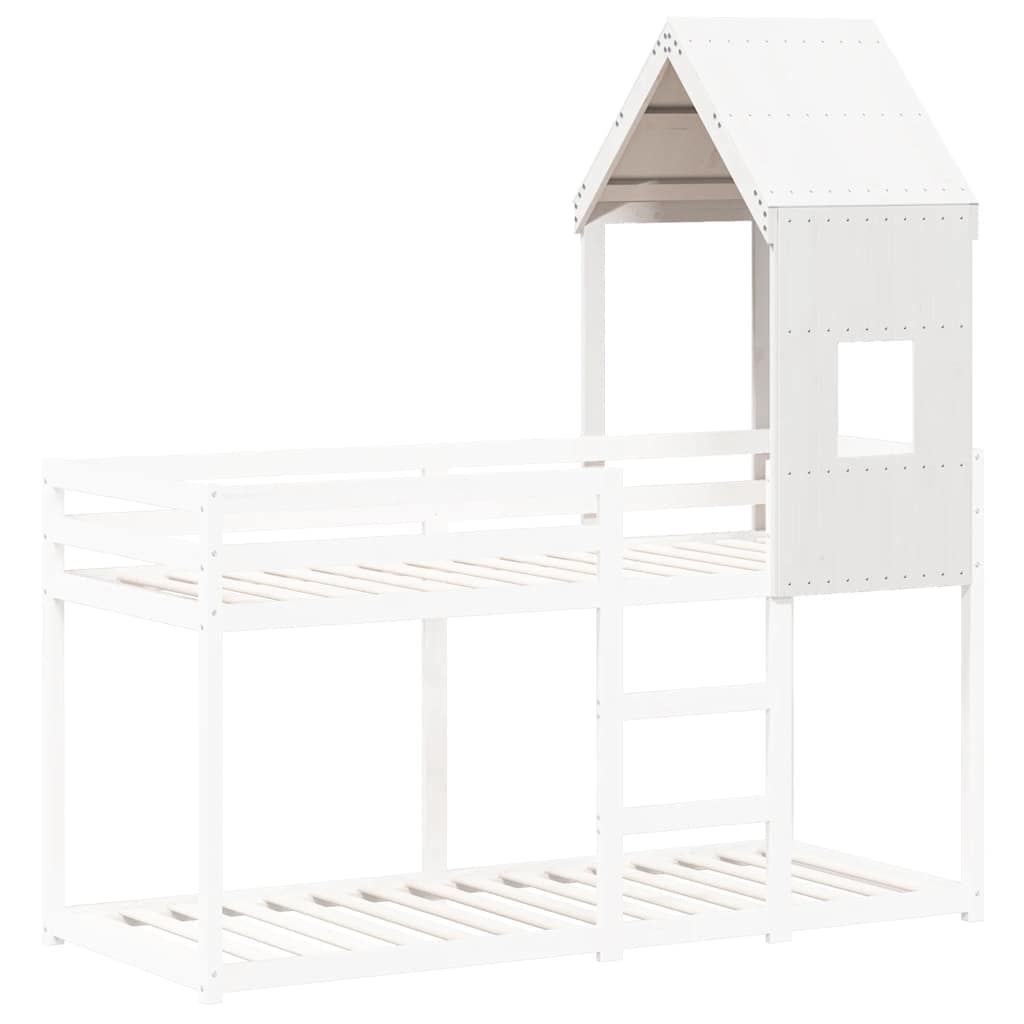 Dach für Kinderbett 60x89x134,5 cm Massivholz Kiefer