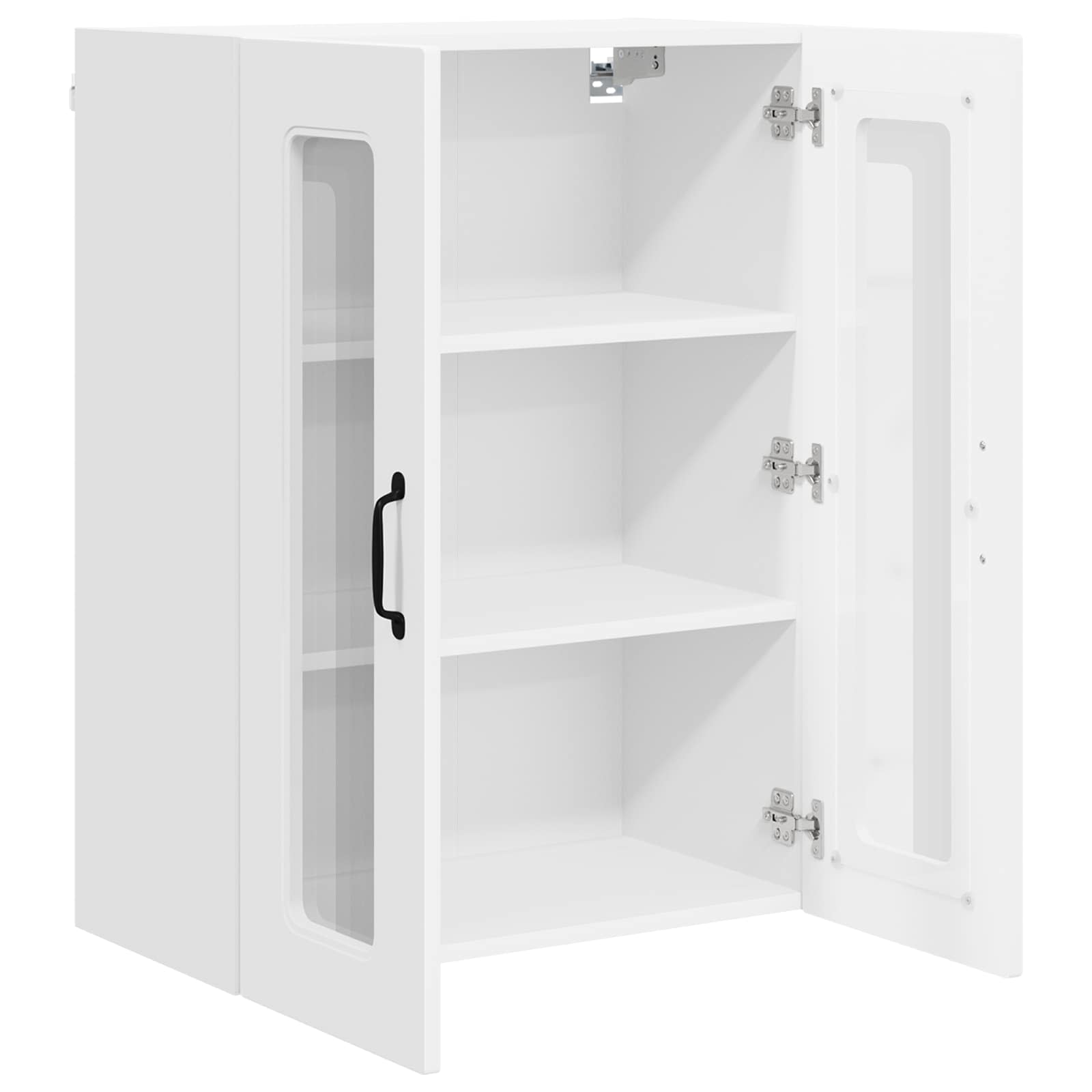 Herdumbauschränke 2 Stk. Kalmar Weiß Holzwerkstoff
