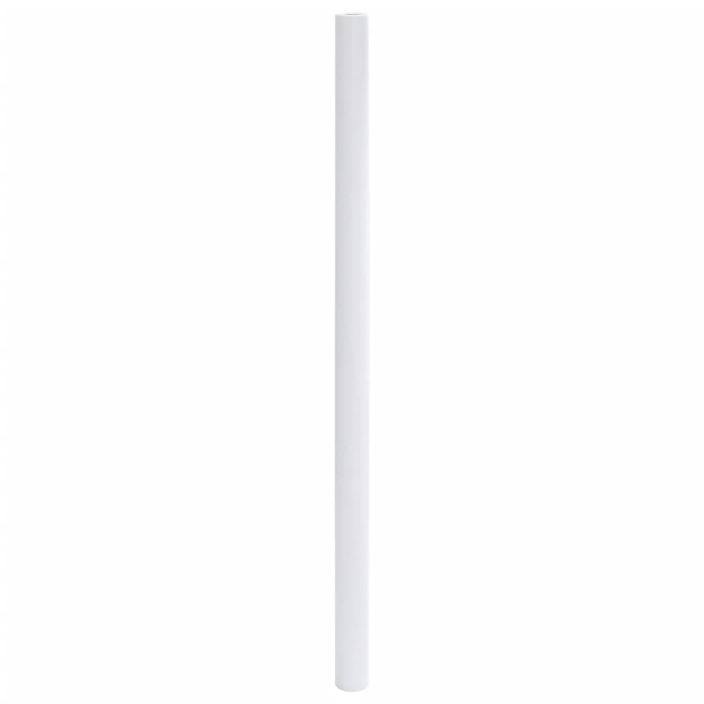 Möbelaufkleber Selbstklebend Mattweiß 90x500 cm PVC
