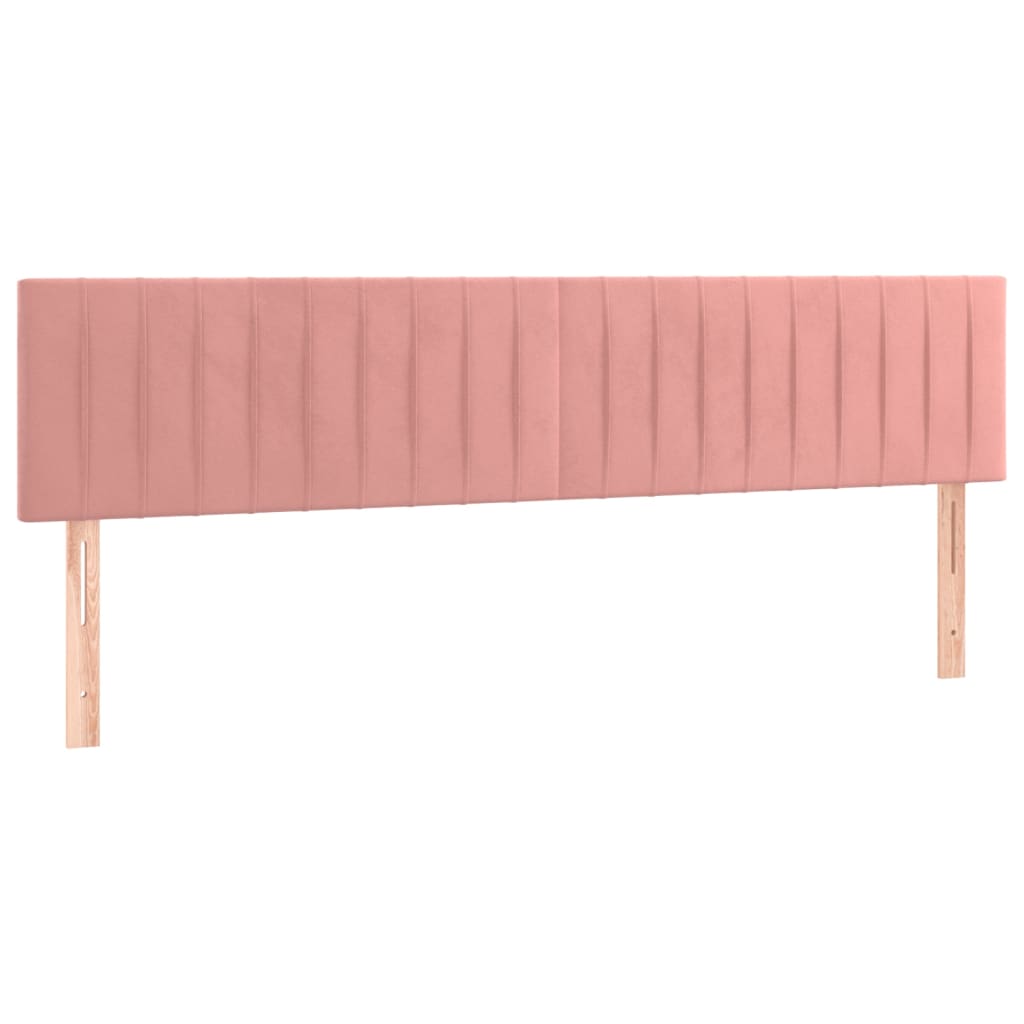 Kopfteil Hellgrau 80x5x118/128 cm Samt
