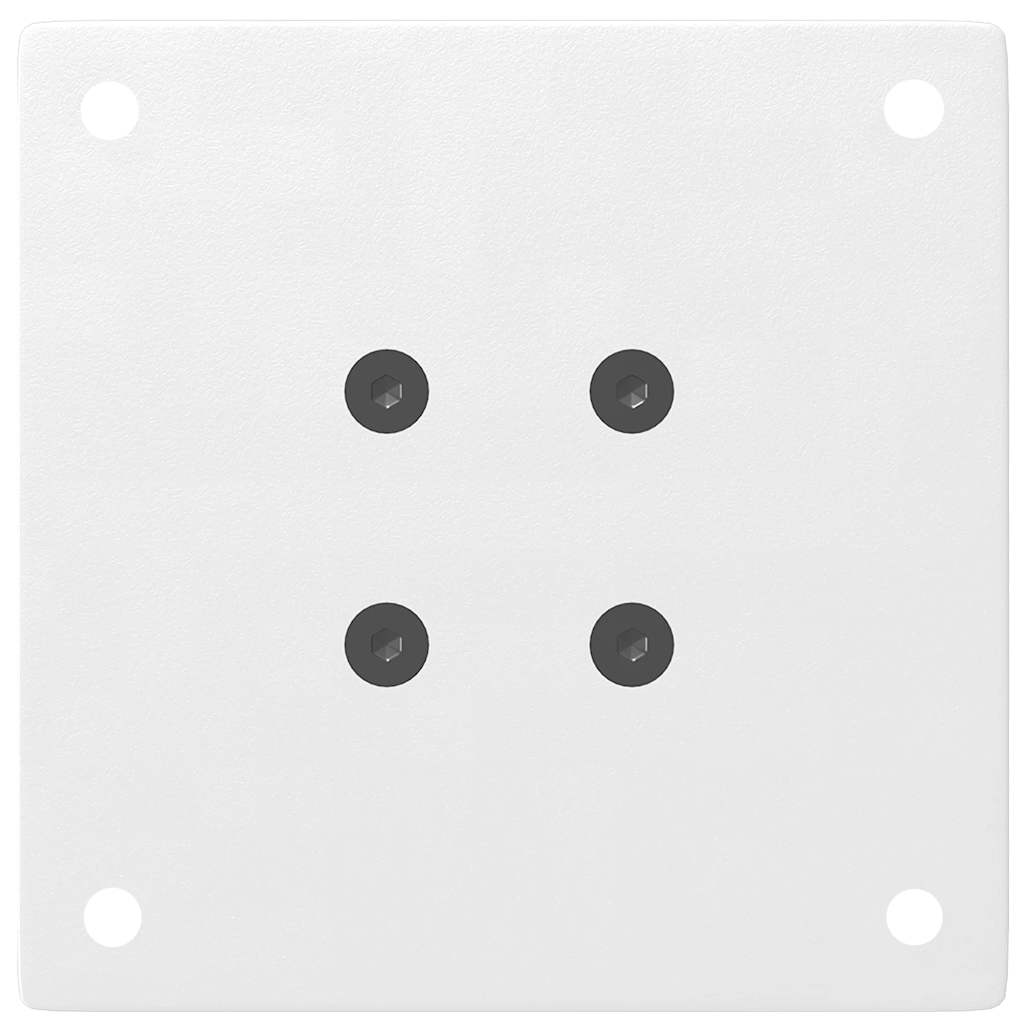 Bartischbeine 4 Stk. Schwarz 100-102 cm Stahl