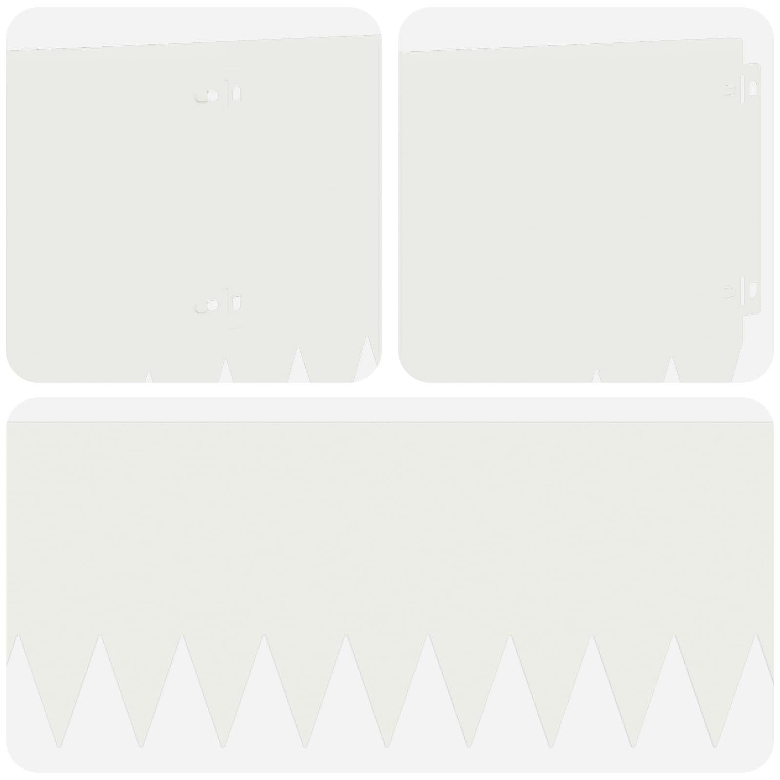 Raseneinfassung 10 pcs 103 x 10 cm Stahl Schwarz