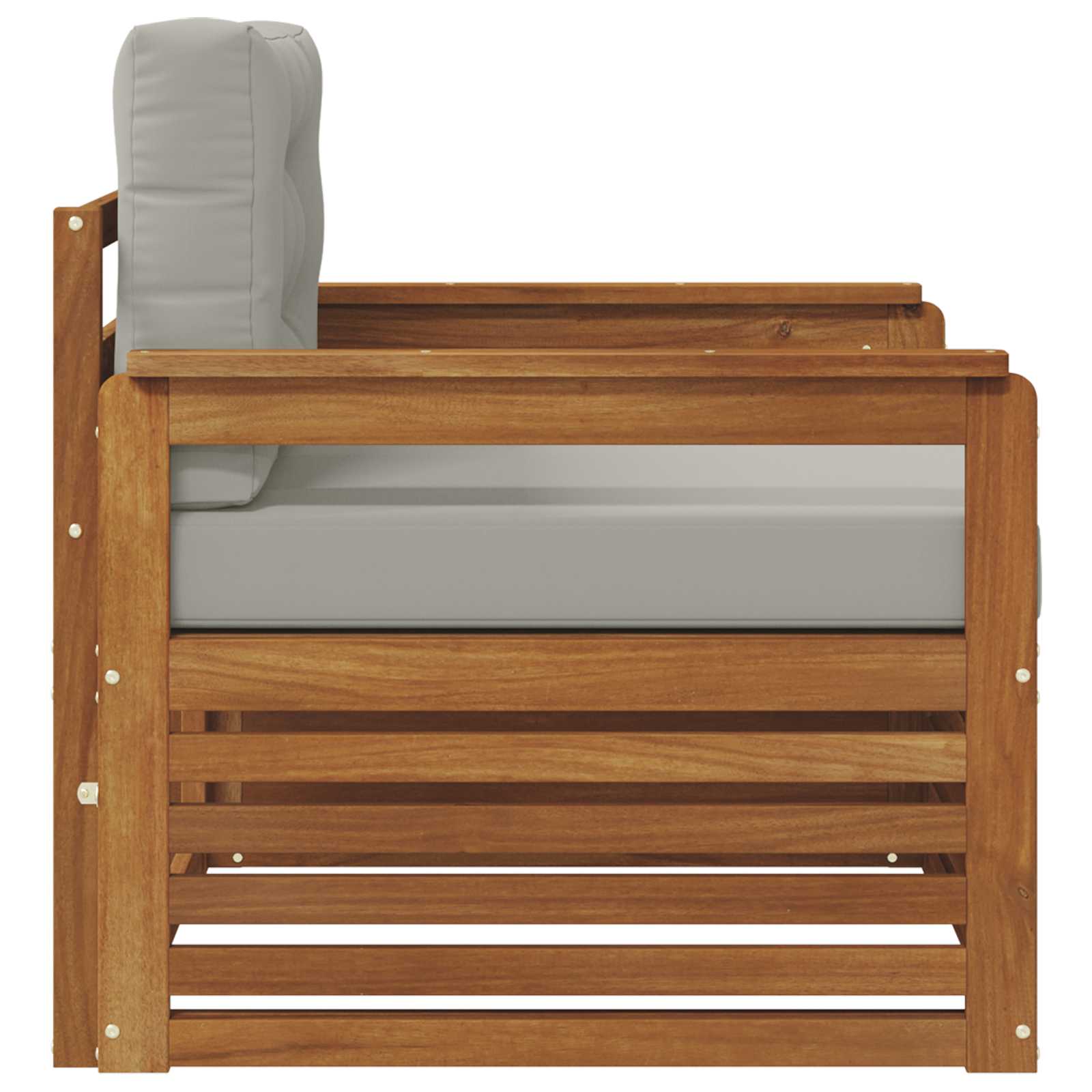 2 Stück Outdoor-Sofa Natur