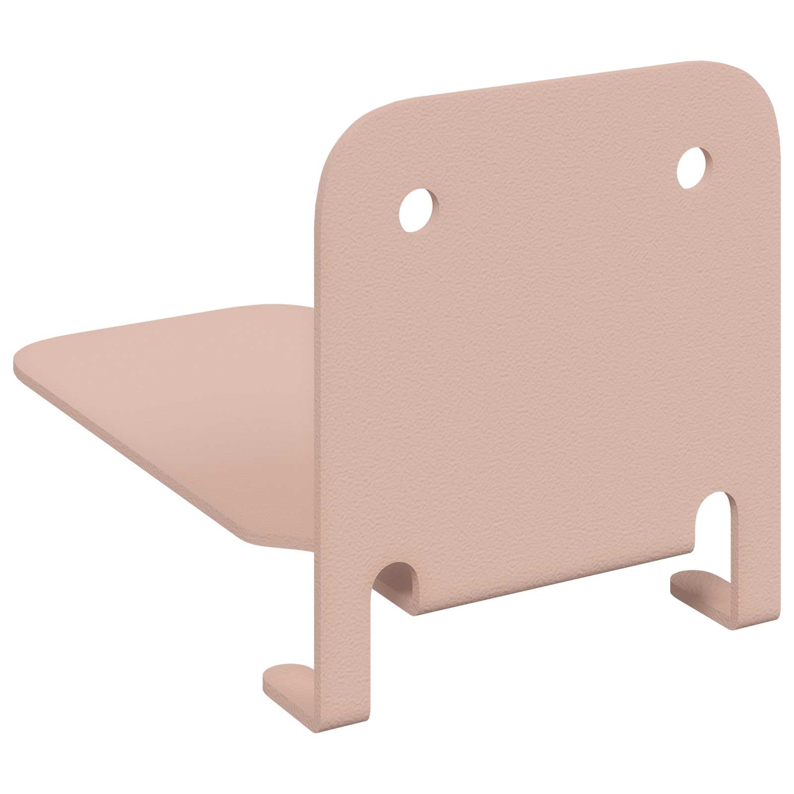 Unsichtbares Schwimmendes Regal 4 pcs Schwarz 6 x 11 x 6,5 cm