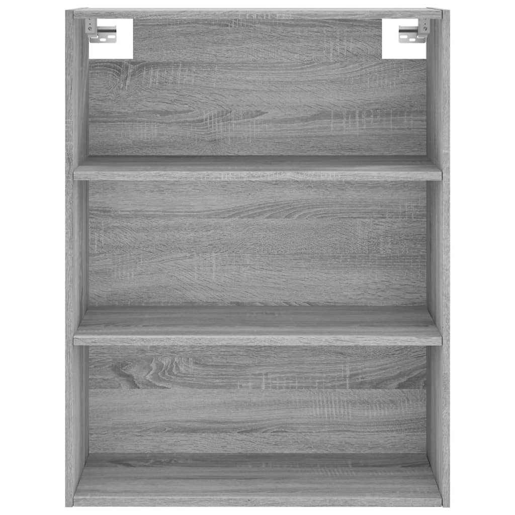 Highboard Hochglanz-Weiß 69,5x34x180 cm Holzwerkstoff