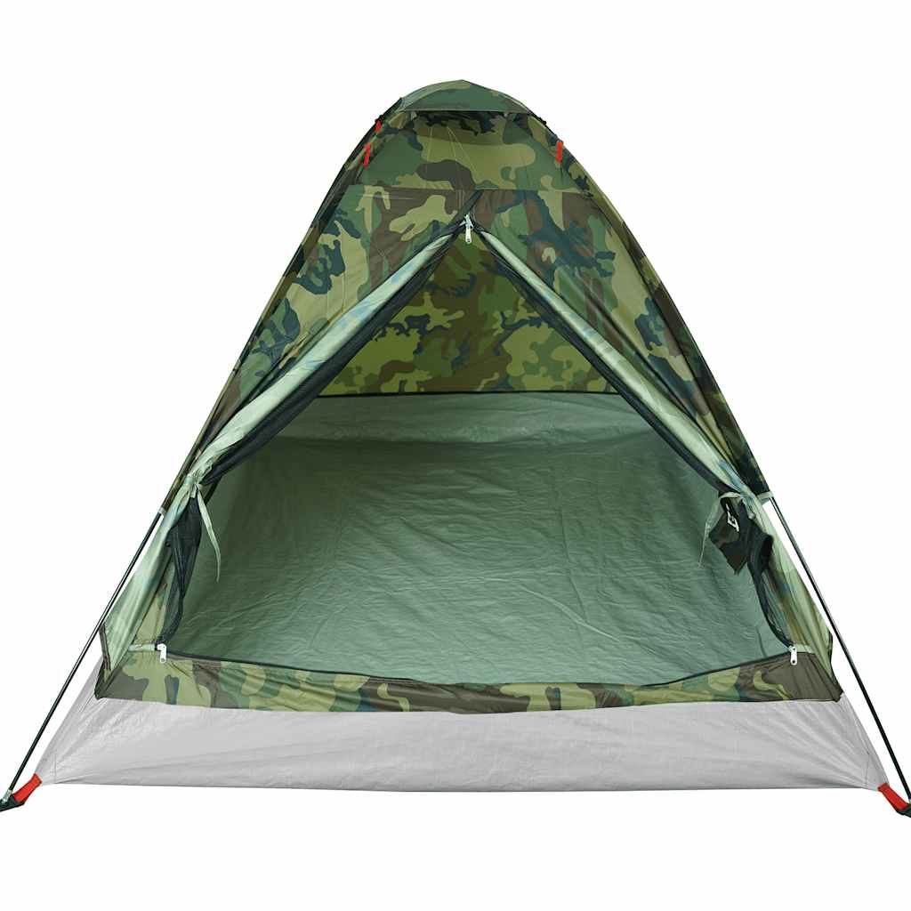 Kuppel-Campingzelt 2 Personen Olivgrün Wasserdicht