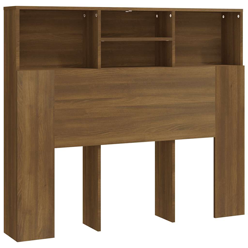 Bett-Kopfteil mit Ablagen Weiß 100x19x103,5 cm