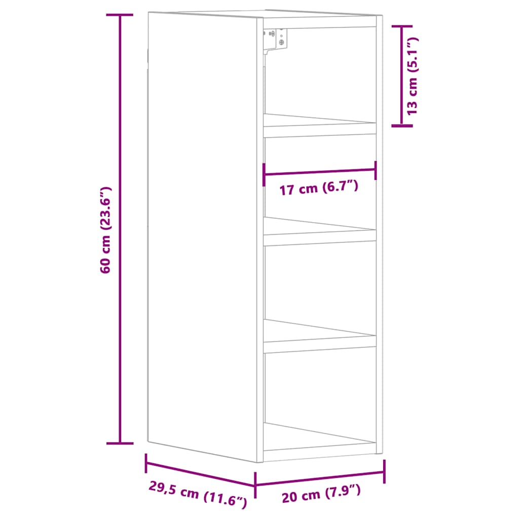 Unterschrank Lyon Weiß 60x46x81,5 cm Holzwerkstoff
