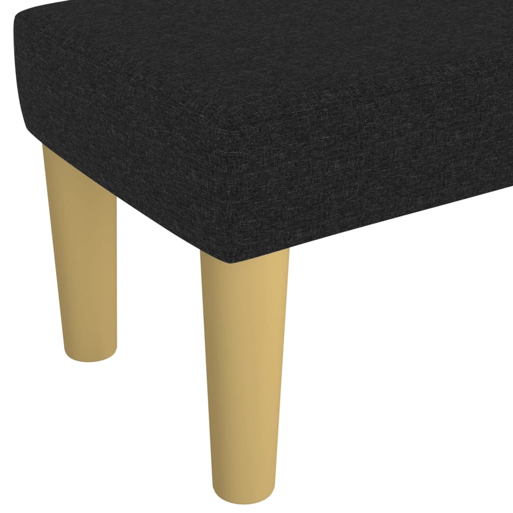 Sitzbank Hellgrau 70x30x30 cm Stoff