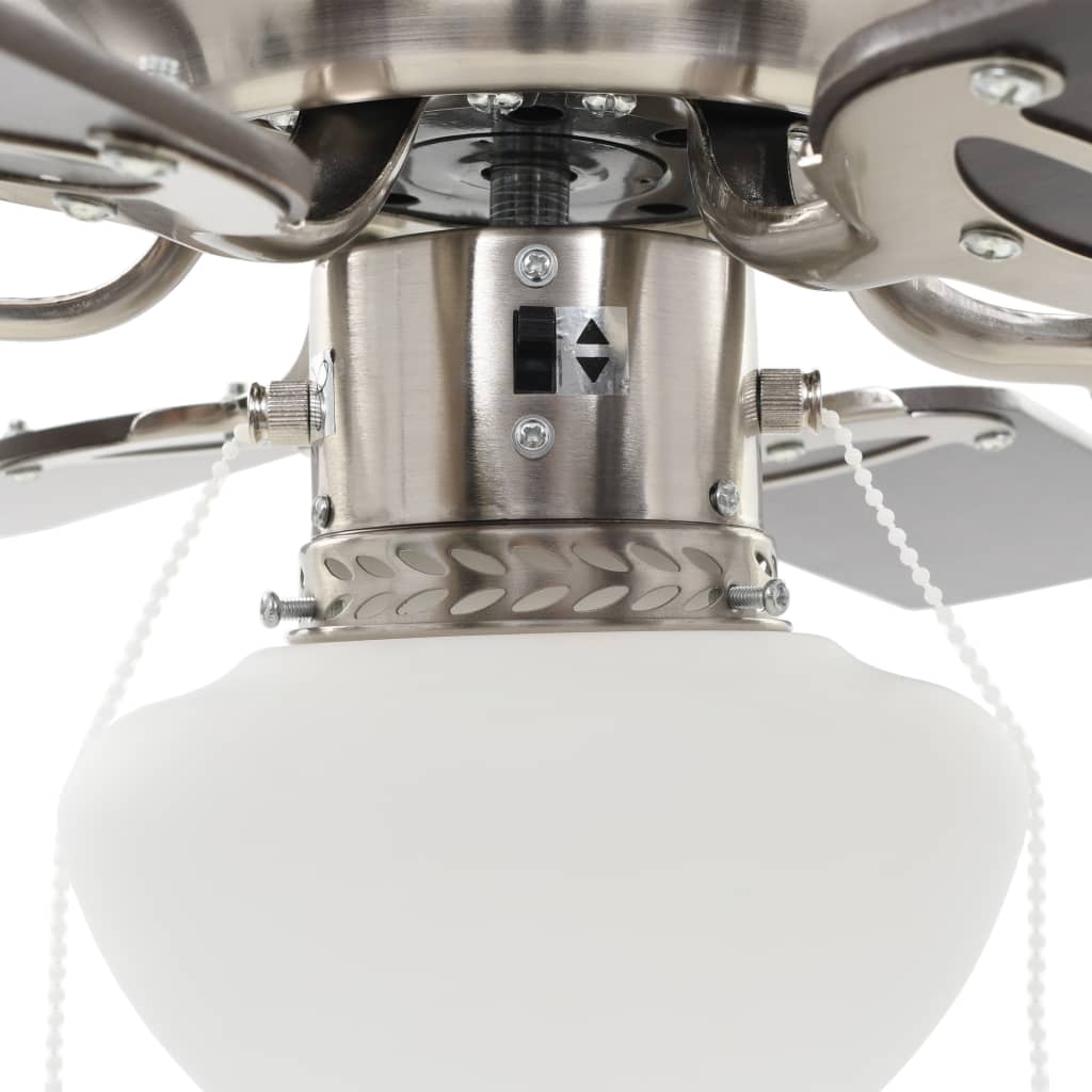 Deckenventilator mit Licht und Fernbedienung Ø 130 cm Weiß