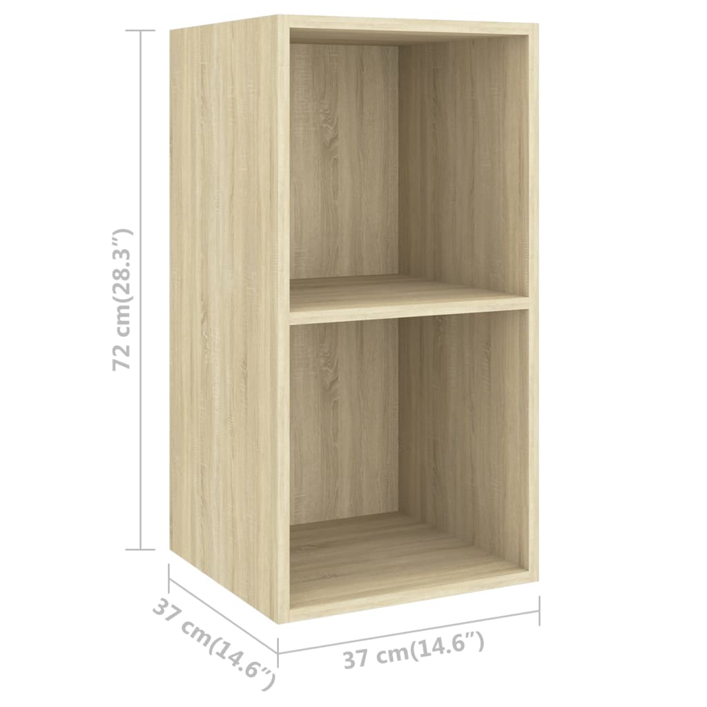 4-tlg. TV-Schrank-Set Weiß Holzwerkstoff