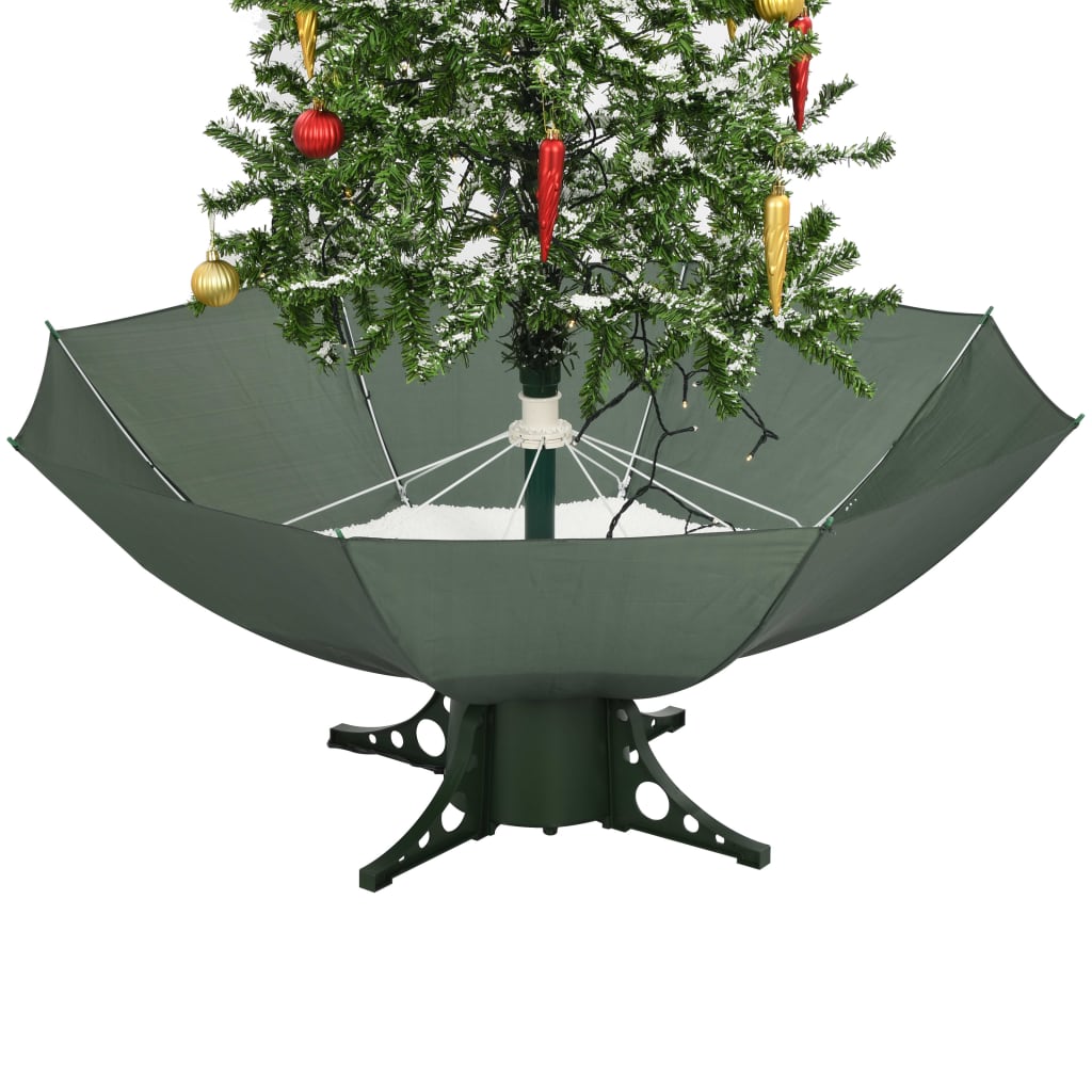 Schneiender Weihnachtsbaum mit Schirmfuß Grün 75 cm