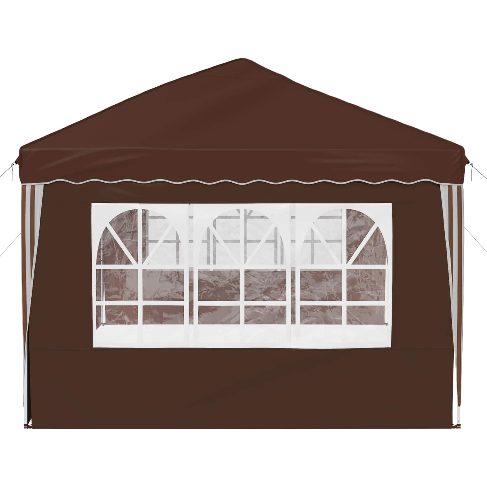 Pop-up Partyzelt 575 x 290 x 245 cm Creme