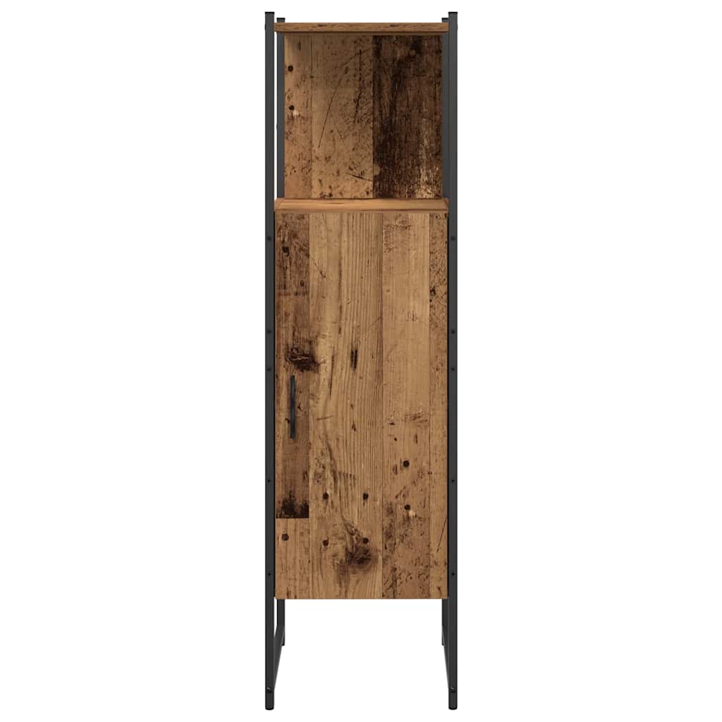 3-tlg. Badmöbel-Set Räuchereiche Holzwerkstoff