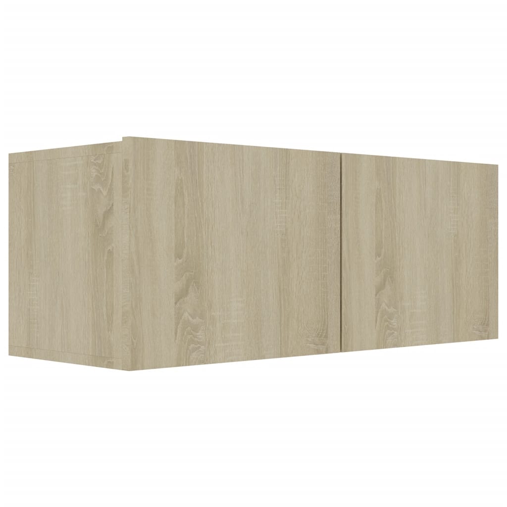 4-tlg. TV-Schrank-Set Weiß Holzwerkstoff