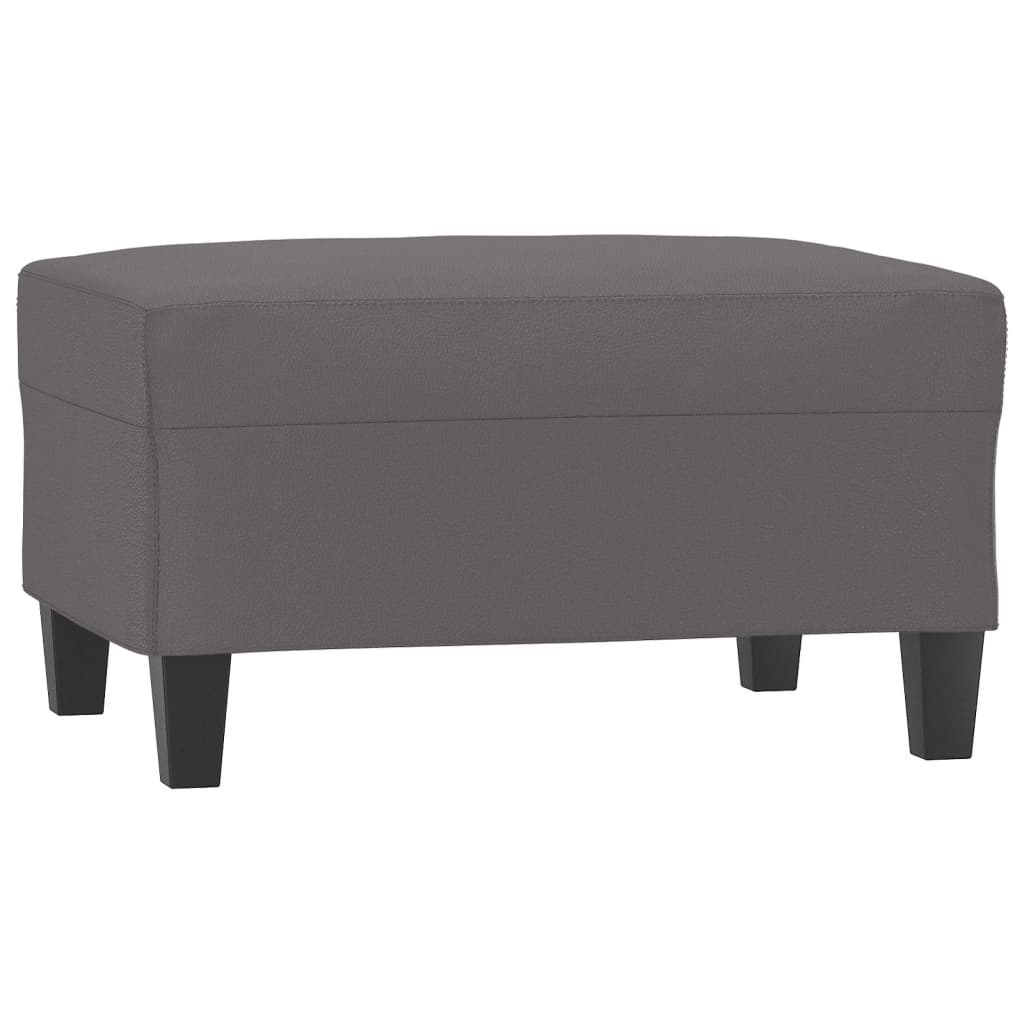Fußhocker Schwarz 60x50x41 cm Kunstleder