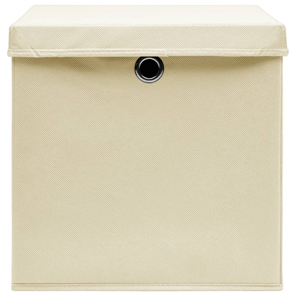 Aufbewahrungsboxen 4 Stk. Blau 32x32x32 cm Stoff