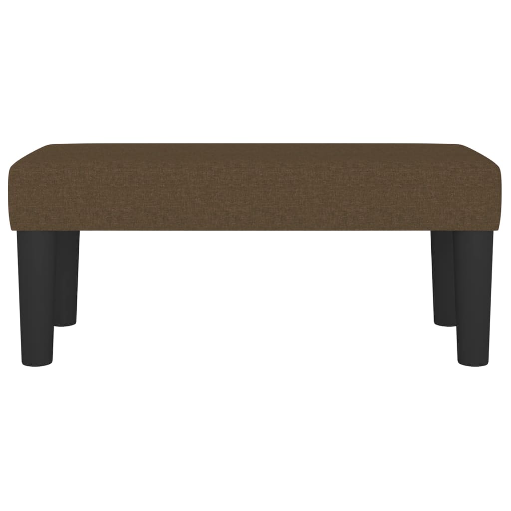 Sitzbank Hellgrau 70x30x30 cm Stoff