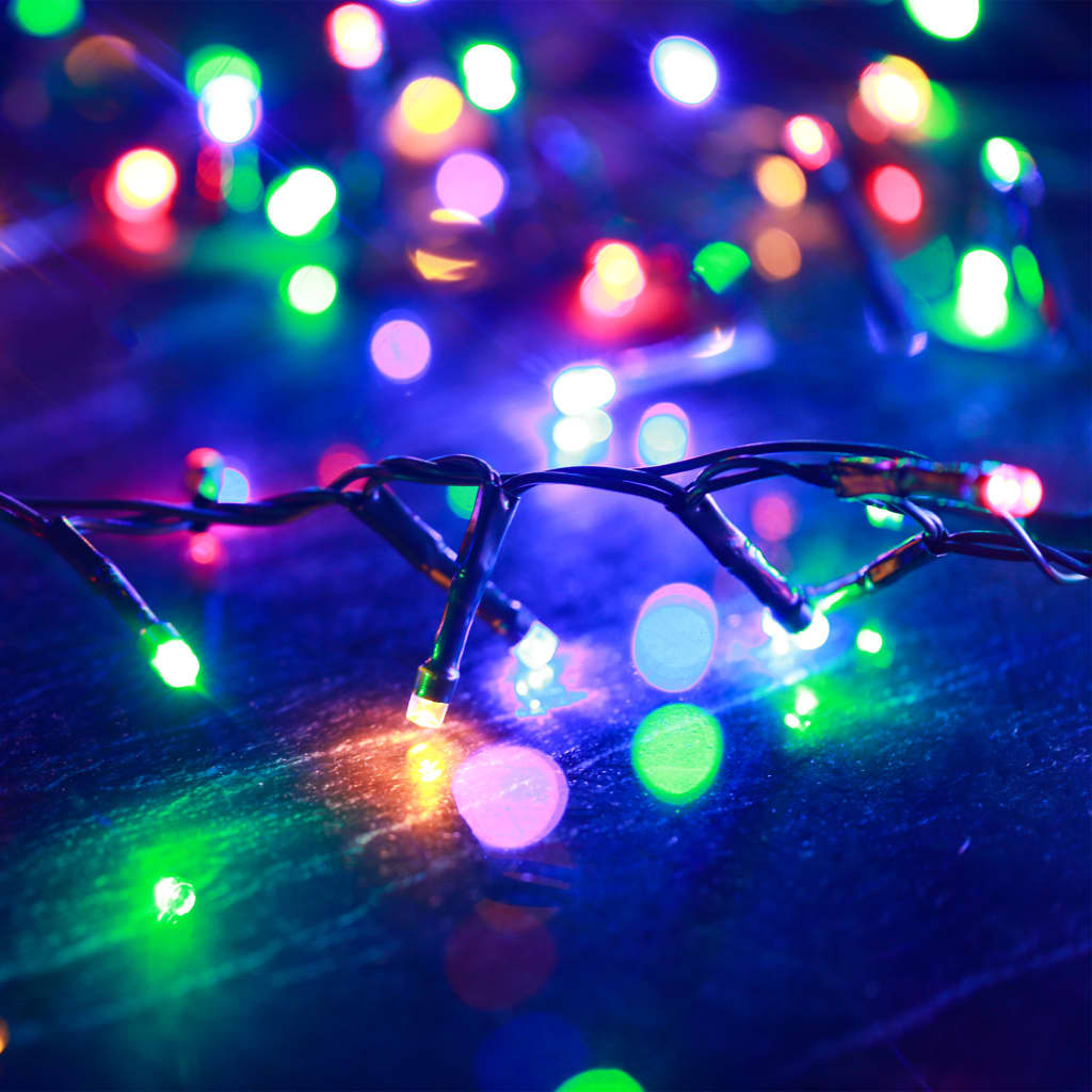 LED-Lichterkette mit 400 LEDs Warmweiß 13 m PVC