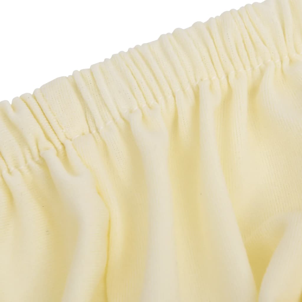 Stretch-Sofahusse Schwarz Polyester-Jersey