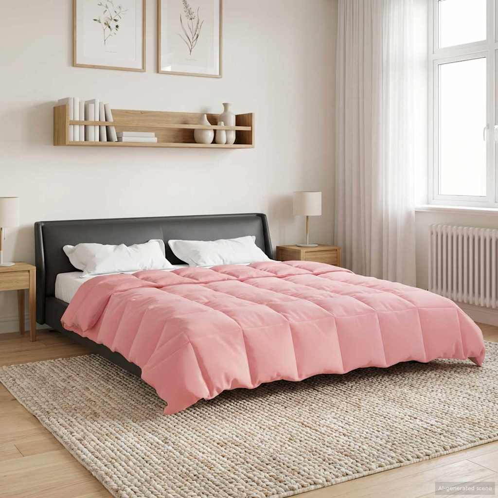 Ganzjahresbettdecke Anthrazit 135 x 200 cm Mikrofaser