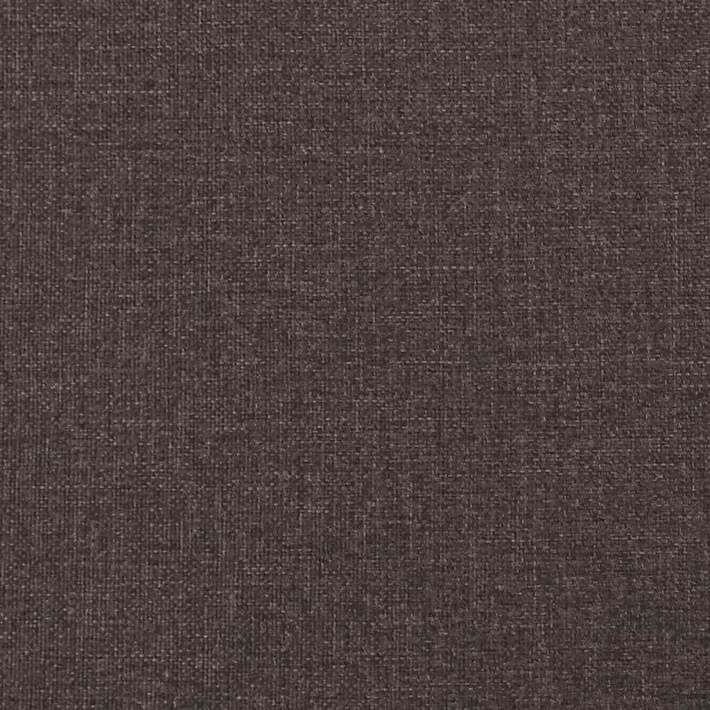 Sitzbank mit Kissen Dunkelgrau 113x64,5x75,5 cm Stoff