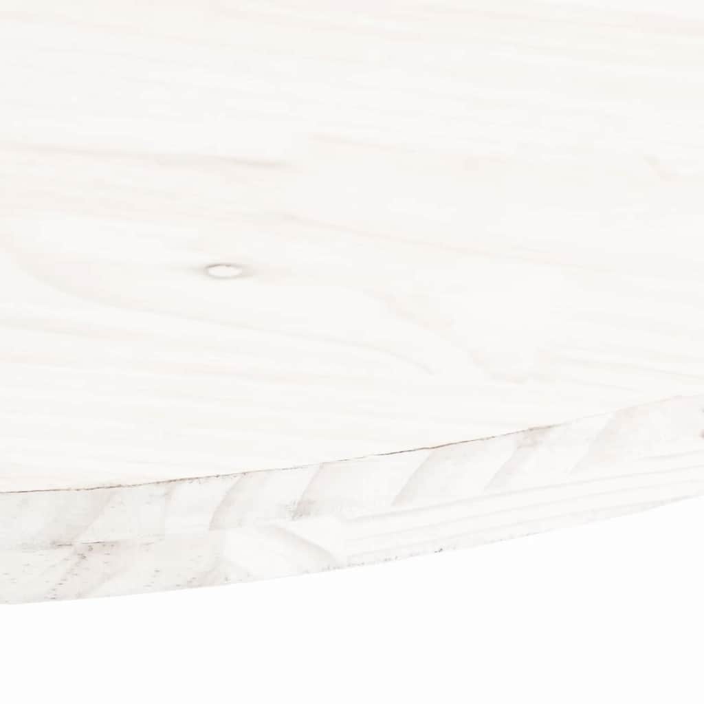 Tischplatte 60x30x2,5 cm Massivholz Kiefer Oval