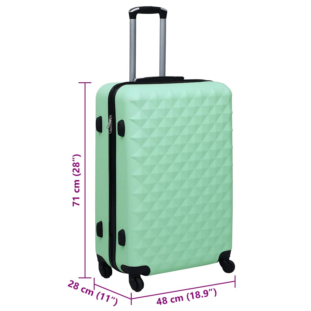 Hartschalen-Trolley Braun ABS