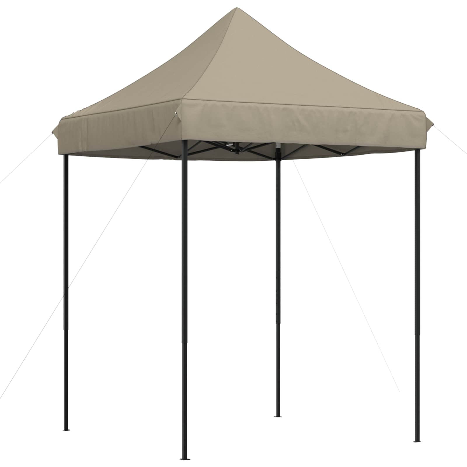 Partyzelt Faltbar Pop-Up Schwarz 200x200x306 cm