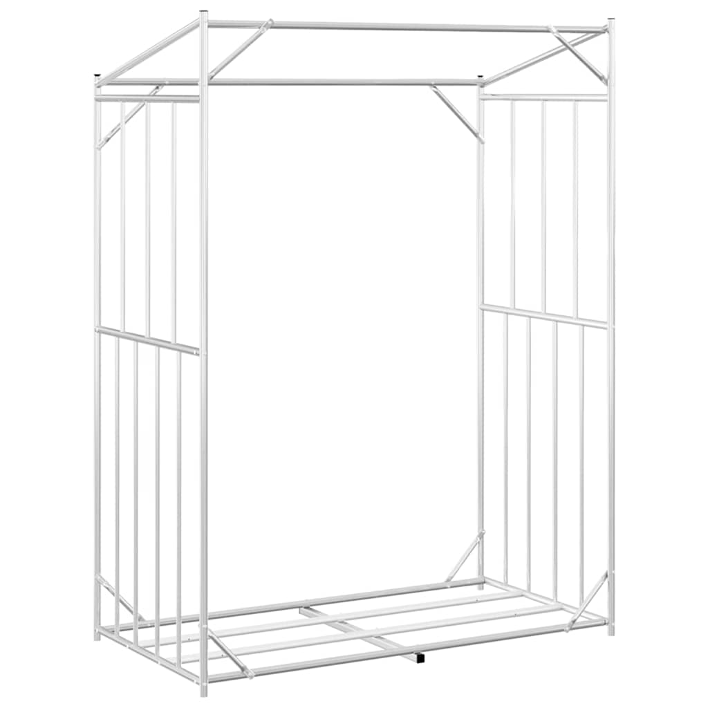 Brennholzregal mit Regenschutz 100,5x40,5x110,5 cm