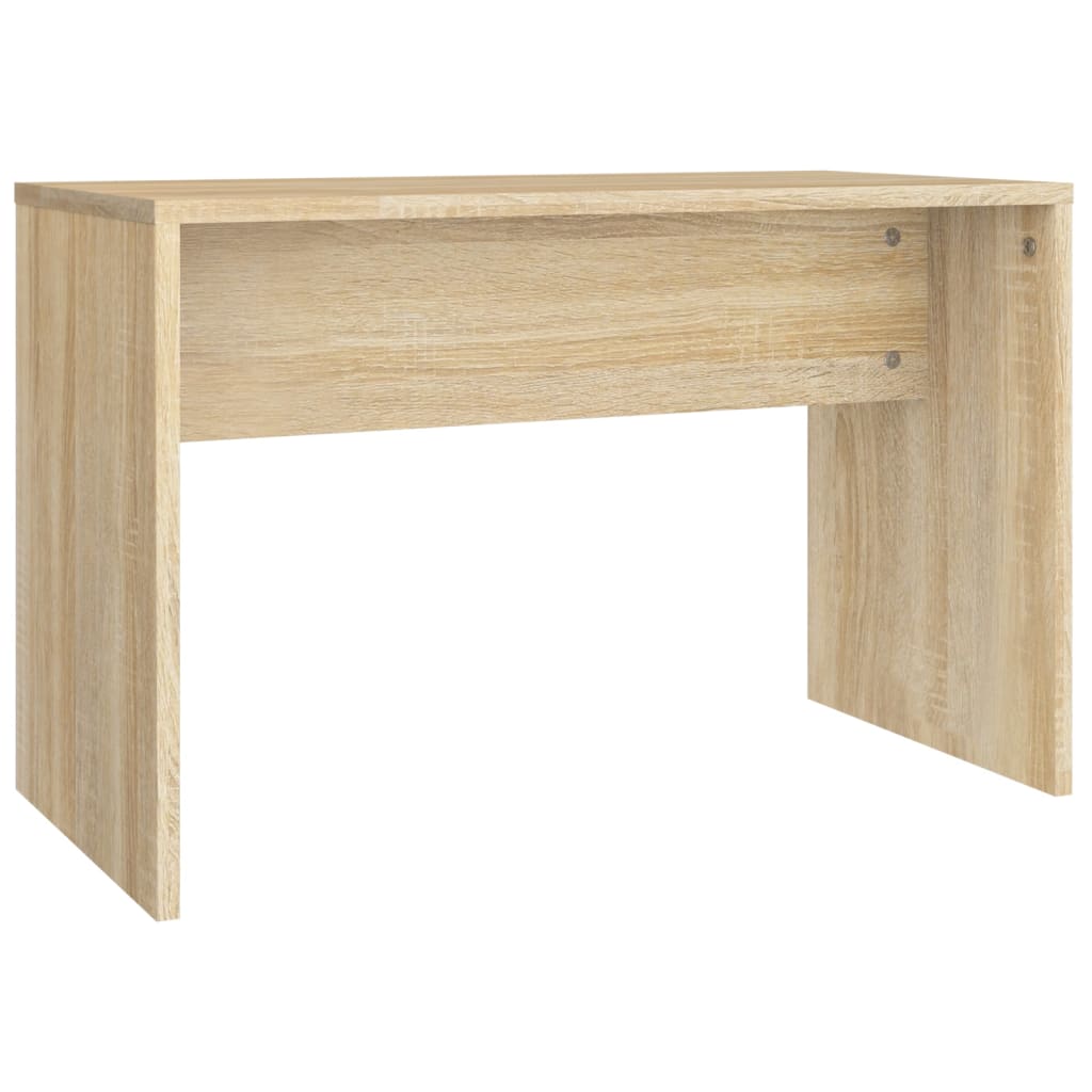 Schminkhocker Weiß 70x35x45 cm Holzwerkstoff