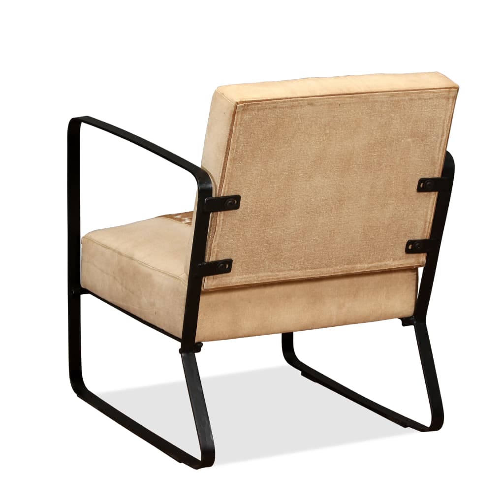 Loungesessel Braun Echtleder