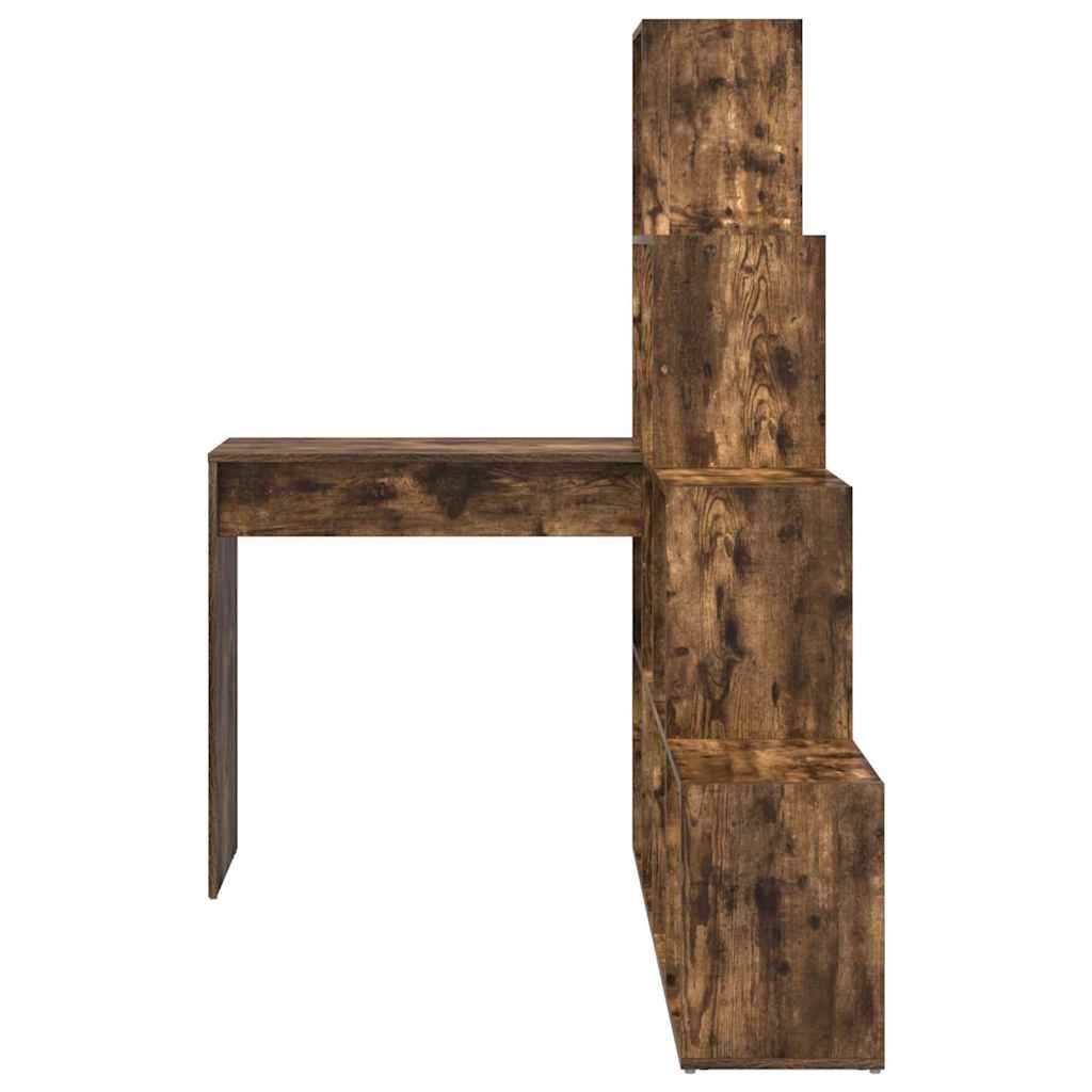Eck-Schreibtisch Schwarz Eichen-Optik 101,5 x 149,5 x 149,5 cm