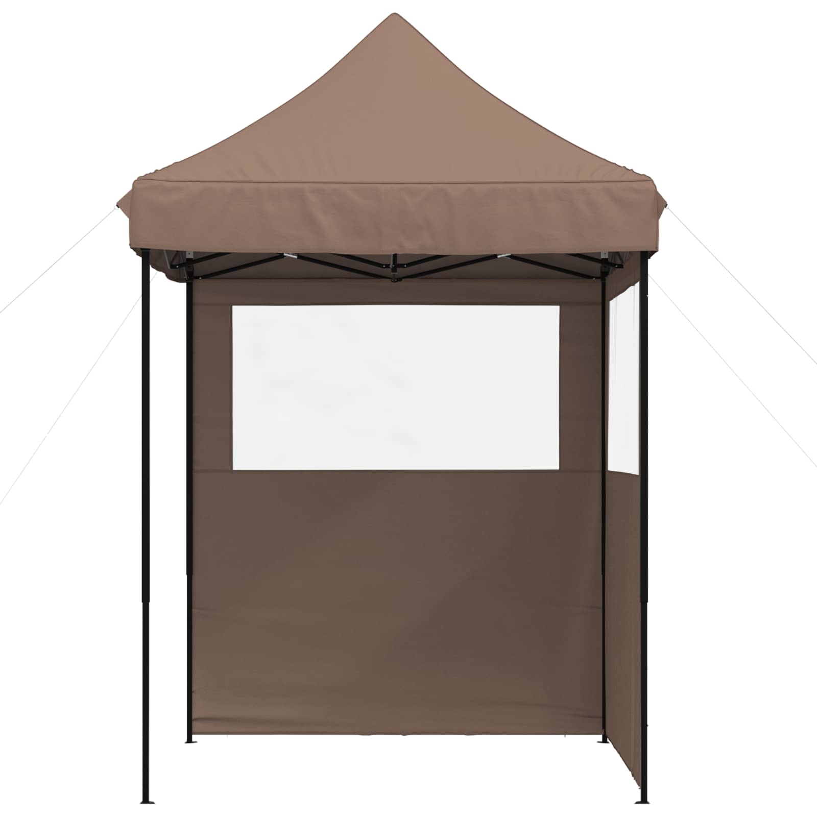 Partyzelt Faltbar Pop-Up Schwarz 200x200x306 cm
