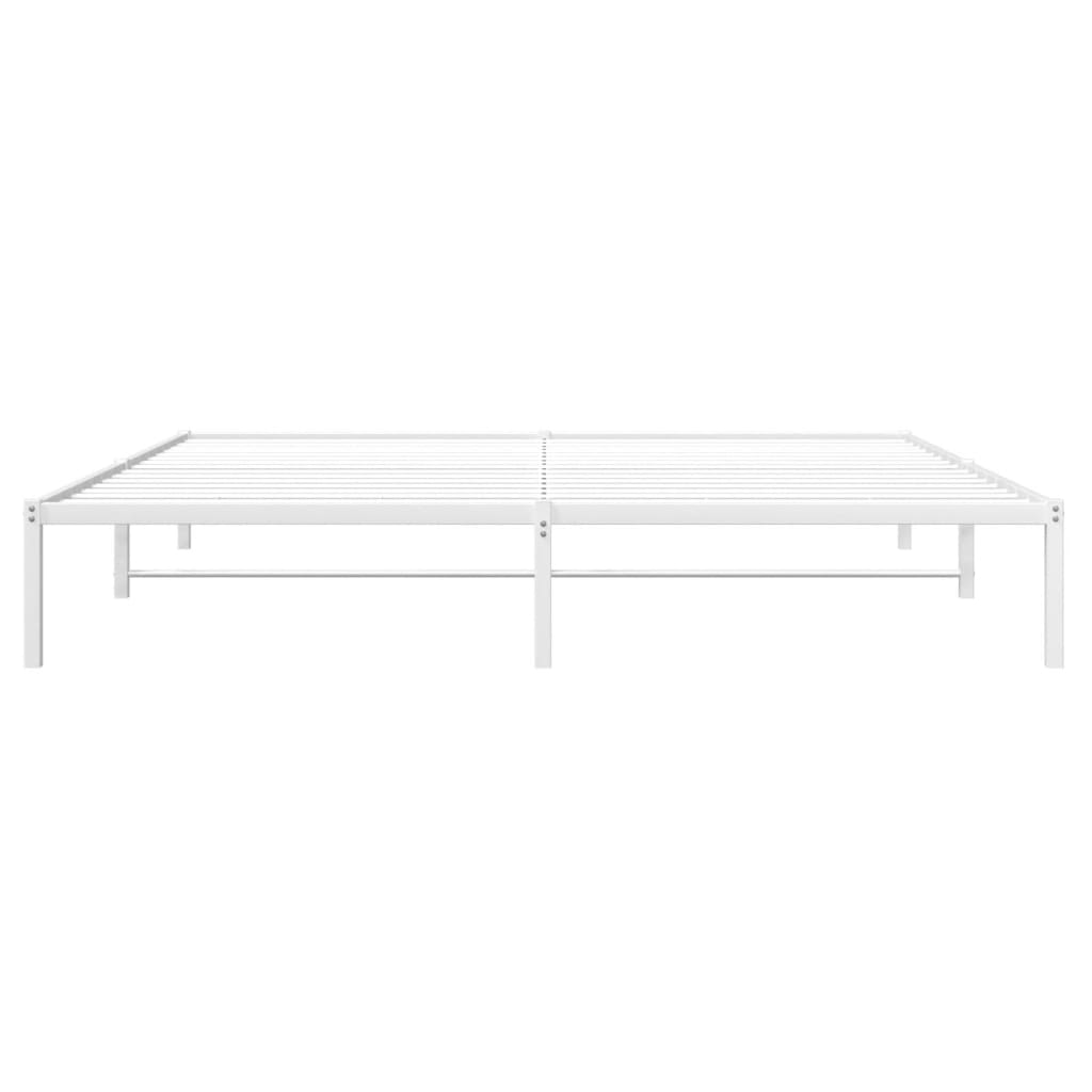 Bettgestell Metall Schwarz 75x190 cm