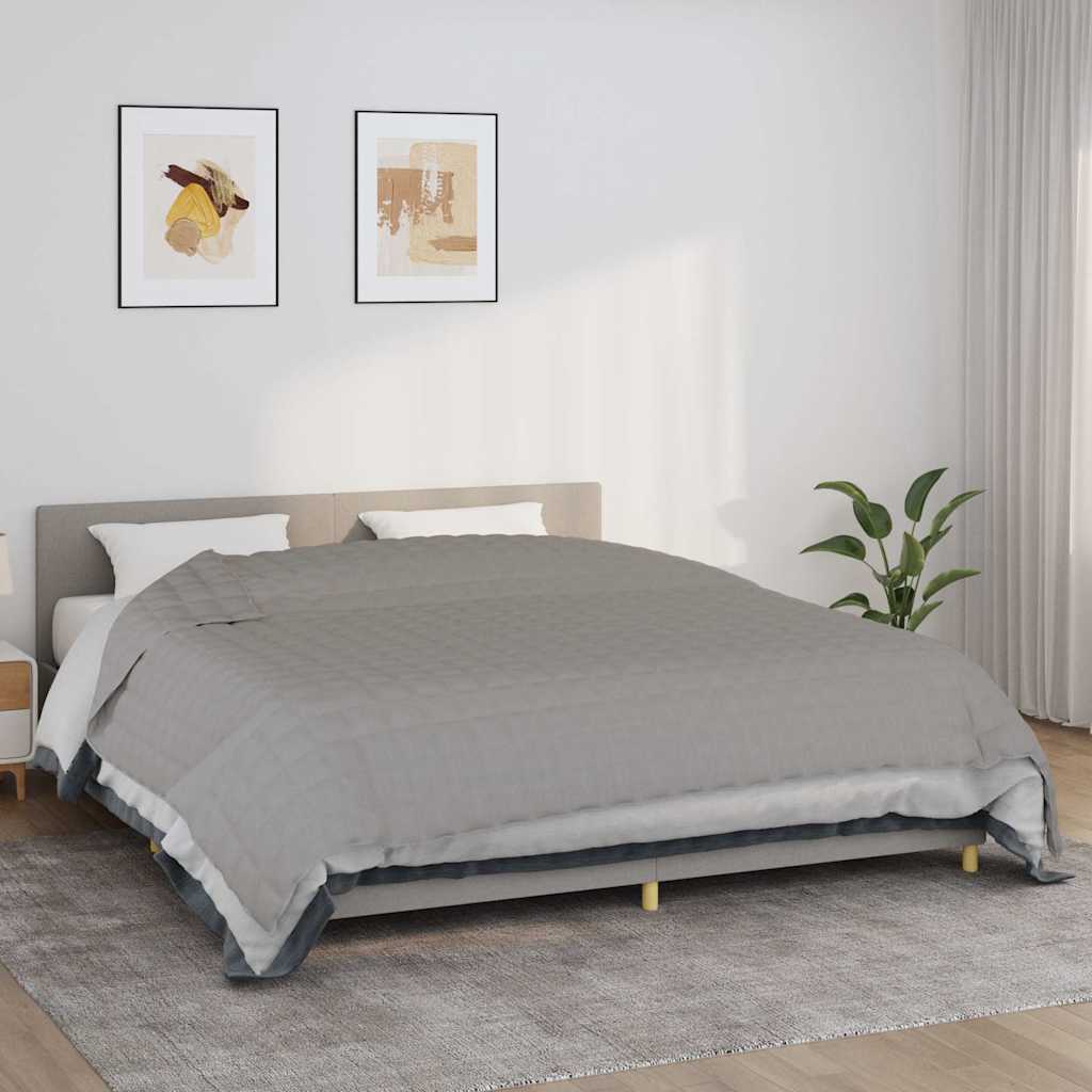 Gewichtsdecke Grau 122x183 cm 5 kg Stoff
